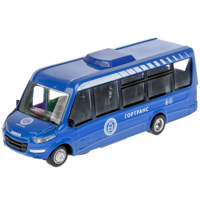 Инерционная машинка Автобус Iveco Нижегородец VSN 700 Технопарк DAILY-15SLCIT-BU 01